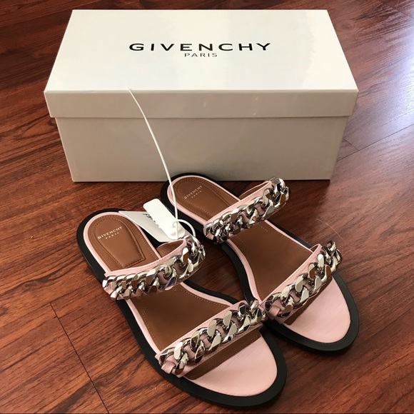 Givenchy Shoes - Givenchy chain sandals -lightpink size39 brand new